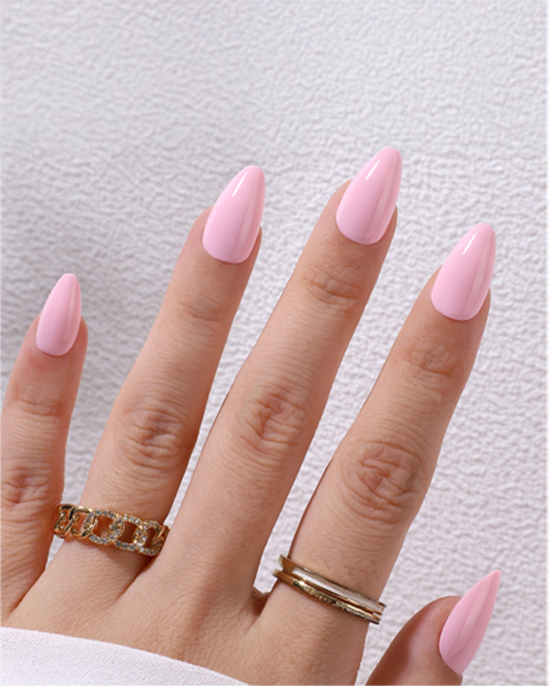 Infinaluxe Press-On Nails - Sorbet - Almond (Medium)