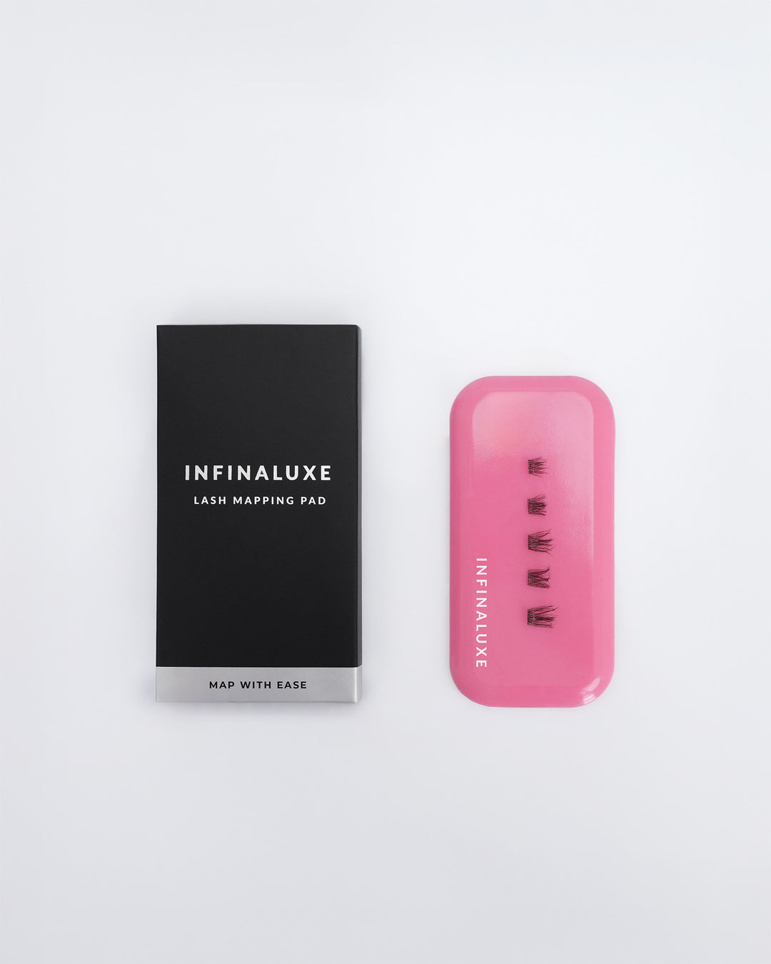 Infinaluxe Instant Glue Strips + Lash Mapping Pad Bundle