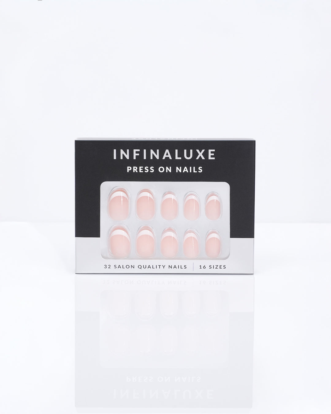 Infinaluxe Press-On Nails - French Muse - Oval