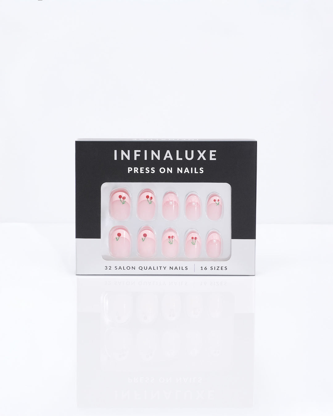 Infinaluxe Press-On Nails - Cherry Blossom - Oval