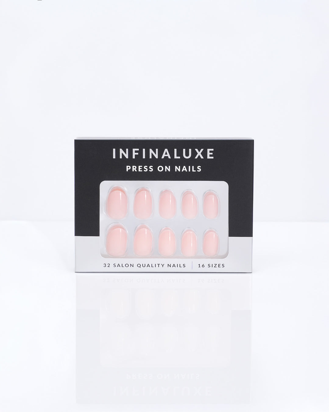 Infinaluxe Press-On Nails - Blush - Oval