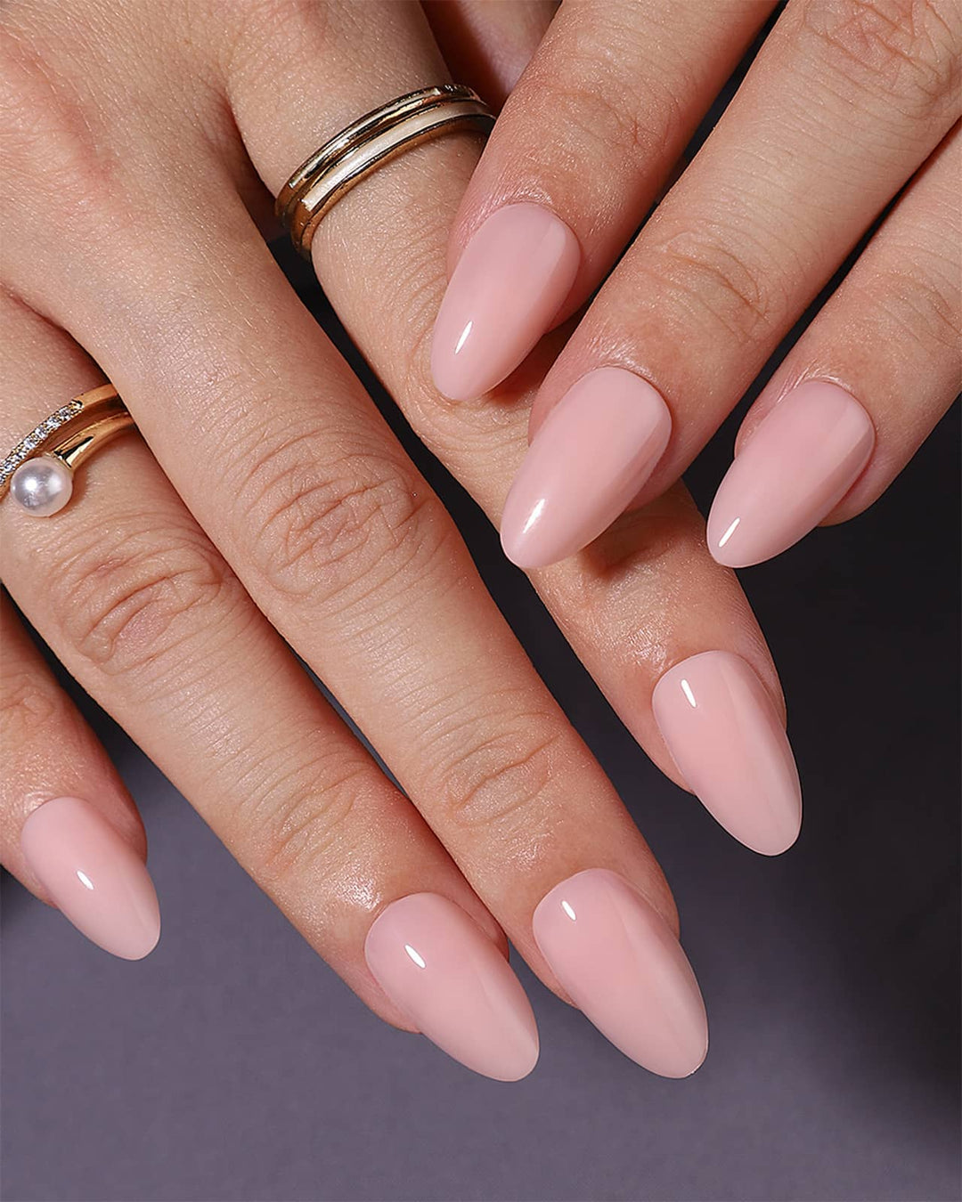 Infinaluxe Press-On Nails - Blush - Almond