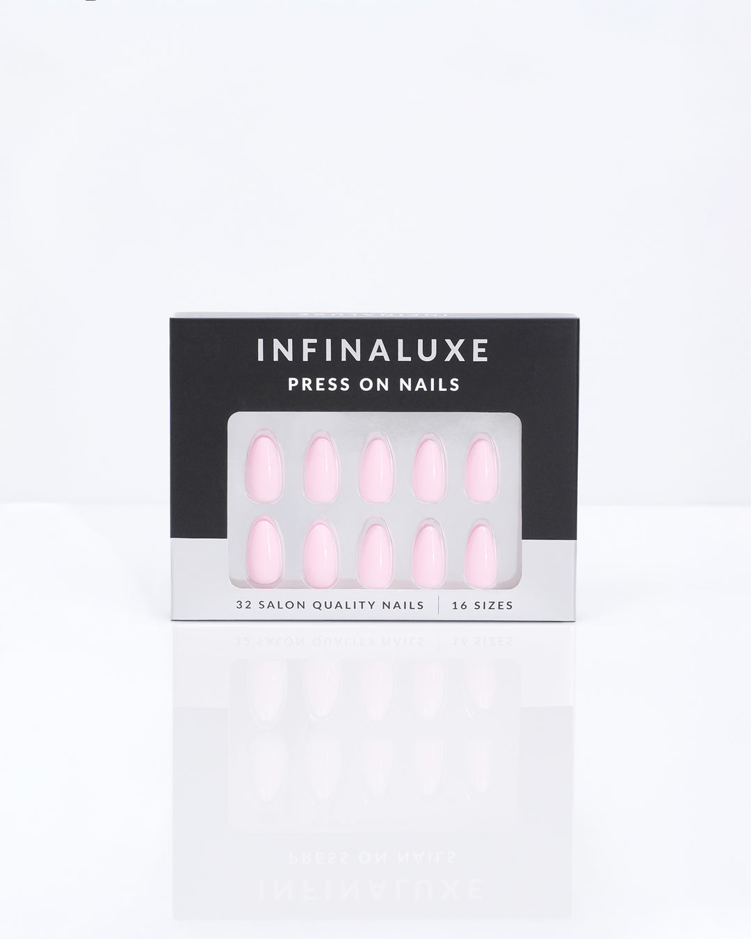 Infinaluxe Press-On Nails - Sorbet - Almond (Medium)