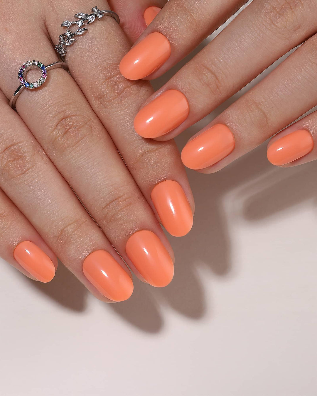 Infinaluxe Press-On Nails - Sunset - Almond