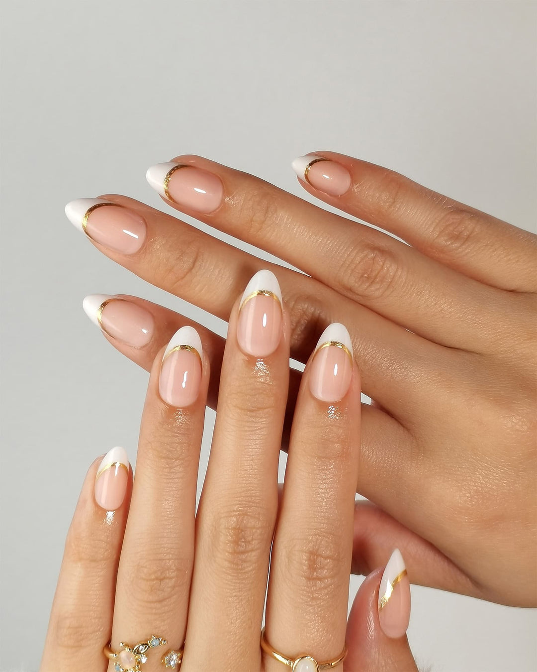 Infinaluxe Press-On Nails - Halo - Almond