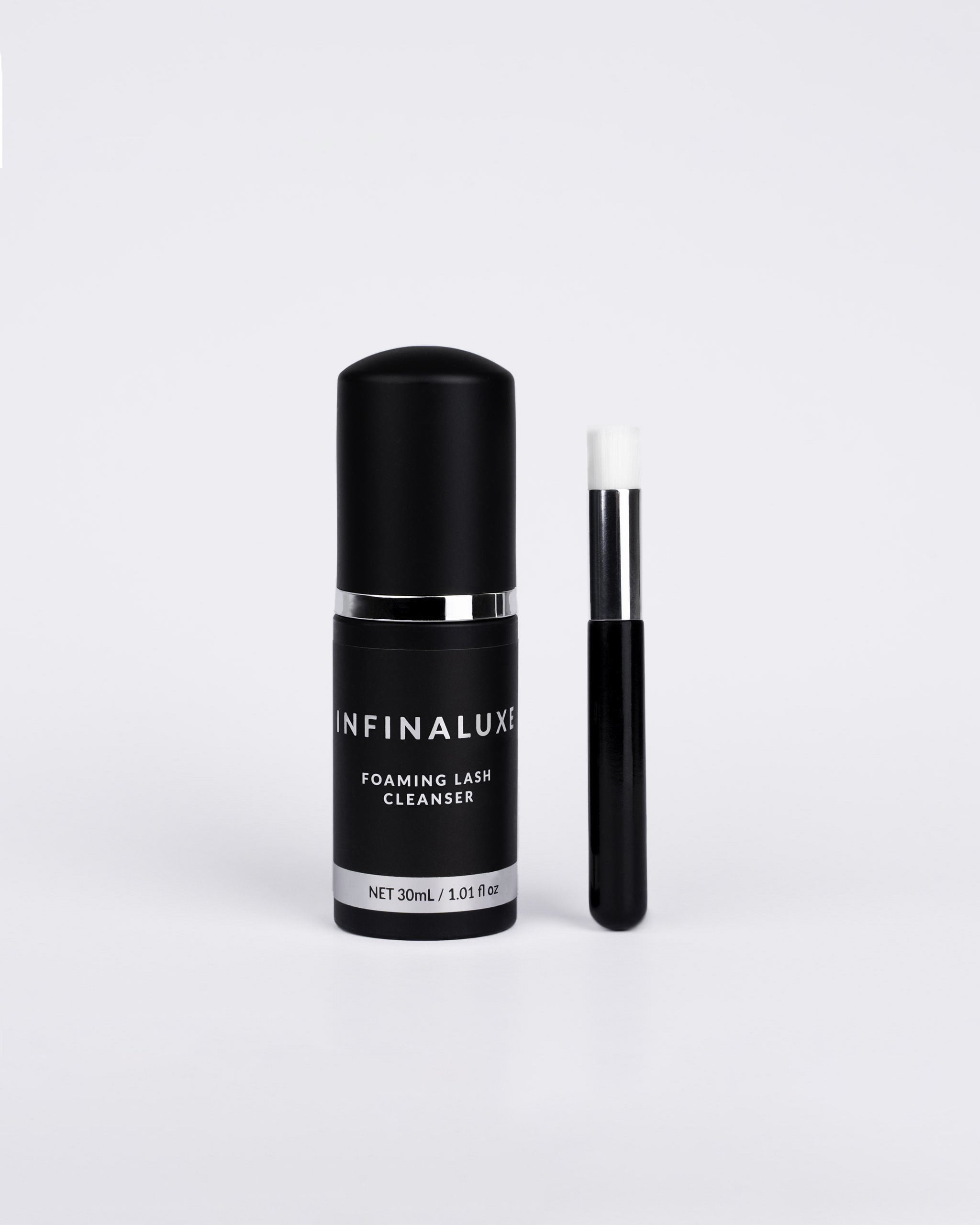 Infinaluxe Foaming Lash Cleanser & Cleansing Brush